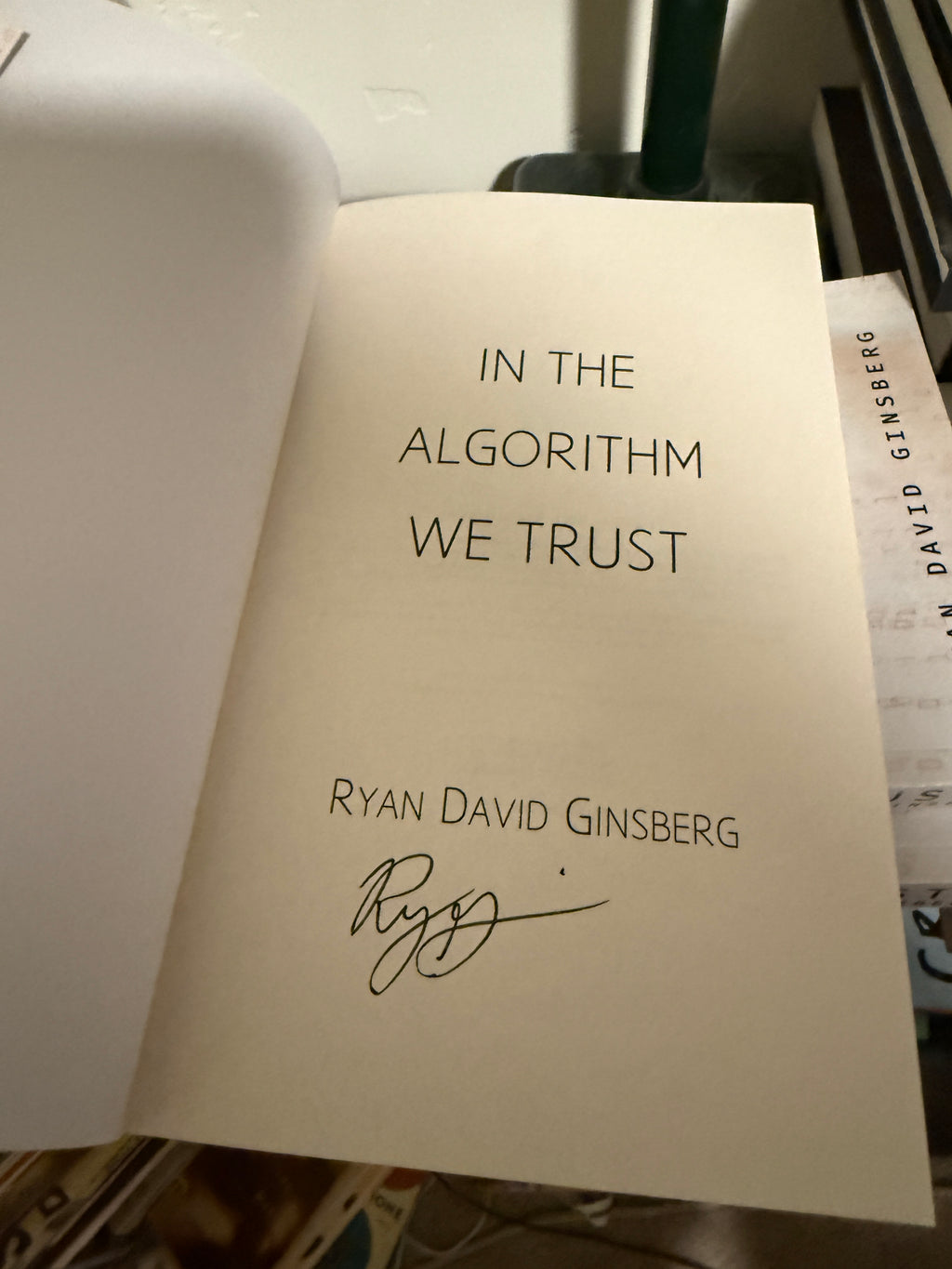 In the Algorithm We Trust (SIGNED)